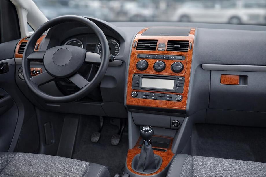 Volkswagen Touran 2010–2015 Instrumentbordbeklædning Aluminium Image