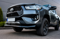 Toyota Hilux 2015– Texas frontbøjle til 2020+ (76 mm, sort) foto 5