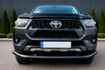Toyota Hilux 2015– Texas frontbøjle til 2020+ (76 mm, sort) foto 4