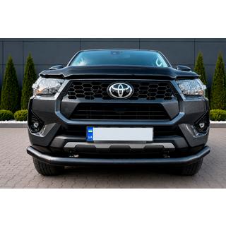 Texas frontbøjle til 2020+ (76 mm, sort) Toyota Hilux 2015– foto 4