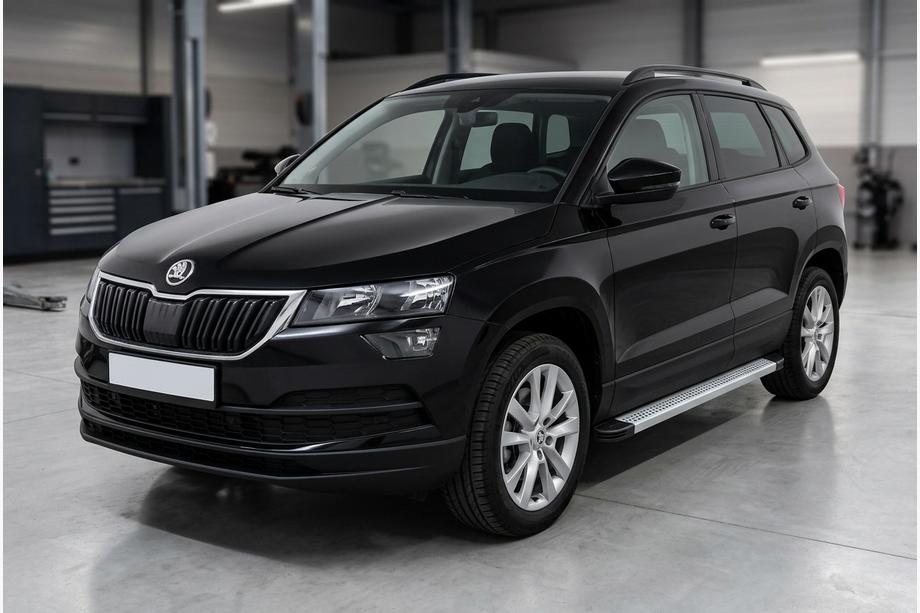 Skoda Karoq 2018– Sidetrin Maya V2 (2 stk., aluminium) Image