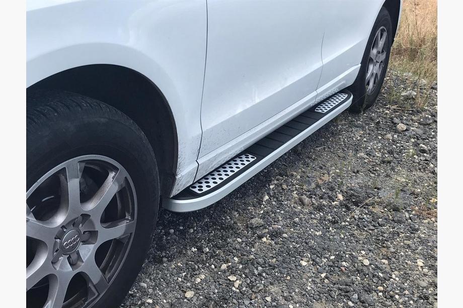Audi Q3 2011–2019 Sidetrin Tayga V2 (2 stk., aluminium) Image