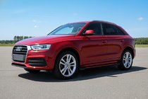 Audi Q3 2011–2019 Sidetrin Maya Red (2 stk., aluminium) foto 1