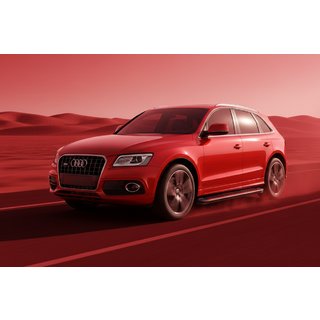 Sidetrin Maya Red (2 stk., aluminium) Audi Q5 2008–2017 foto 1