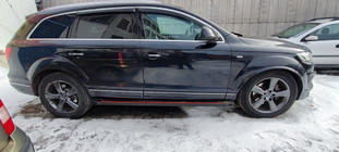 Audi Q7 2005–2015 Sidetrin Maya Red (2 stk., aluminium) foto 3