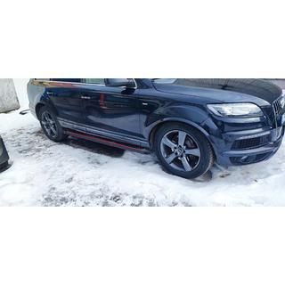 Sidetrin Maya Red (2 stk., aluminium) Audi Q7 2005–2015 foto 2