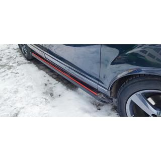 Sidetrin Maya Red (2 stk., aluminium) Audi Q7 2005–2015 foto 1