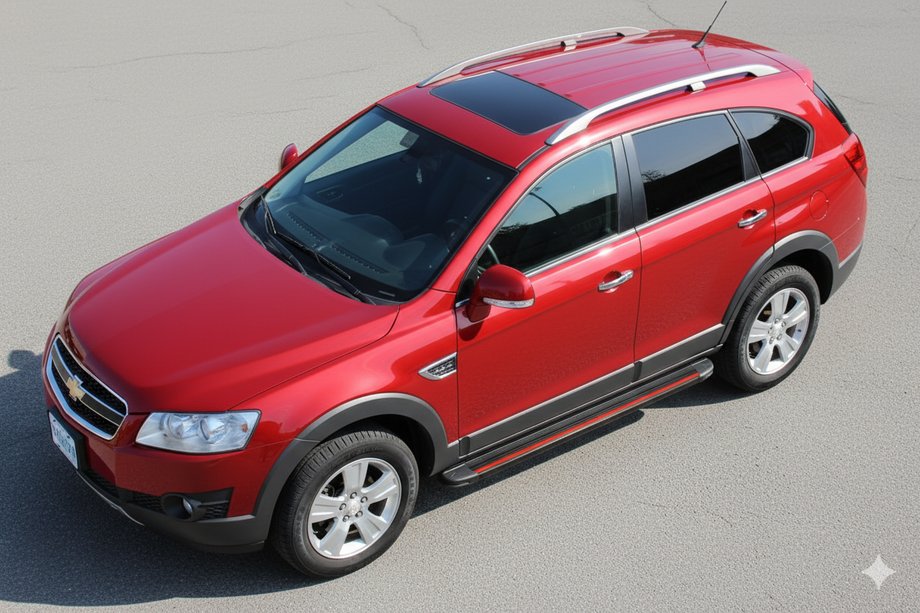 Chevrolet Captiva 2006–2019 Sidetrin Maya Red (2 stk., aluminium) 2016-2019 Image