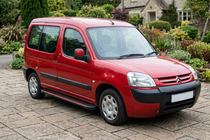Citroen Berlingo 1996–2008 Sidetrin Maya Red (2 stk., aluminium) foto 1