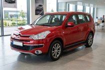 Citroen C-Crosser 2007–2013 Sidetrin Maya Red (2 stk., aluminium) foto 1