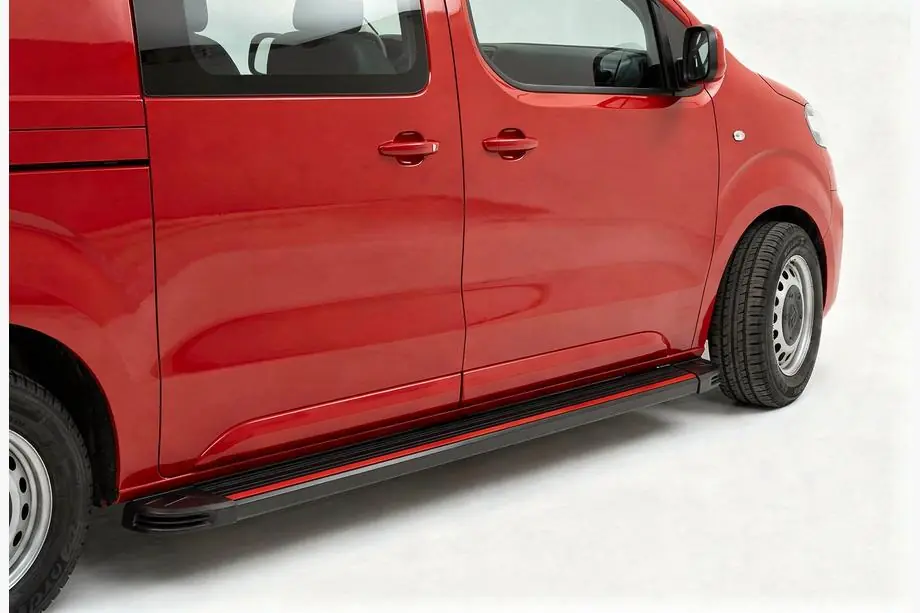 Citroen Jumpy/Dispatch 2017– Sidetrin Maya Red (2 stk., aluminium) Image