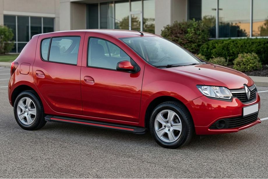 Dacia Sandero 2013–2020 Sidetrin Maya Red (2 stk., aluminium) Image