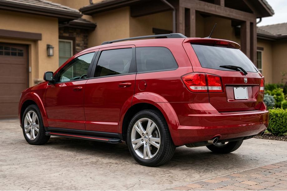 Fiat Freemont 2011–2016 Sidetrin Maya Red (2 stk., aluminium) Image