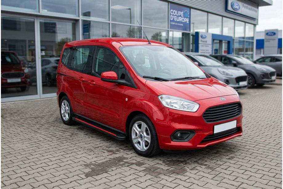 Ford Courier 2014–2023 Sidetrin Maya Red (2 stk., aluminium) Image