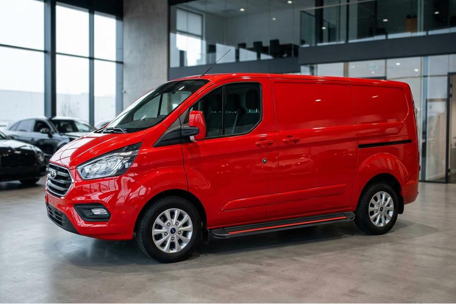 Ford Custom 2013–2022 Sidetrin Maya Red (2 stk., aluminium) Image