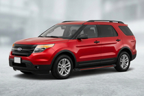 Ford Explorer 2011–2019 Sidetrin Maya Red (2 stk., aluminium) foto 1