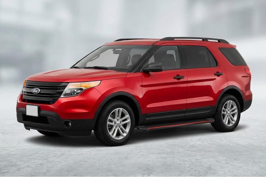 Ford Explorer 2011–2019 Sidetrin Maya Red (2 stk., aluminium) Image