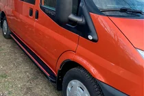 Ford Transit 2000–2014 Sidetrin Maya Red (2 stk., aluminium) foto 1