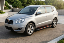 Geely Emgrand X7 2011– Sidetrin Maya Red (2 stk., aluminium) foto 1