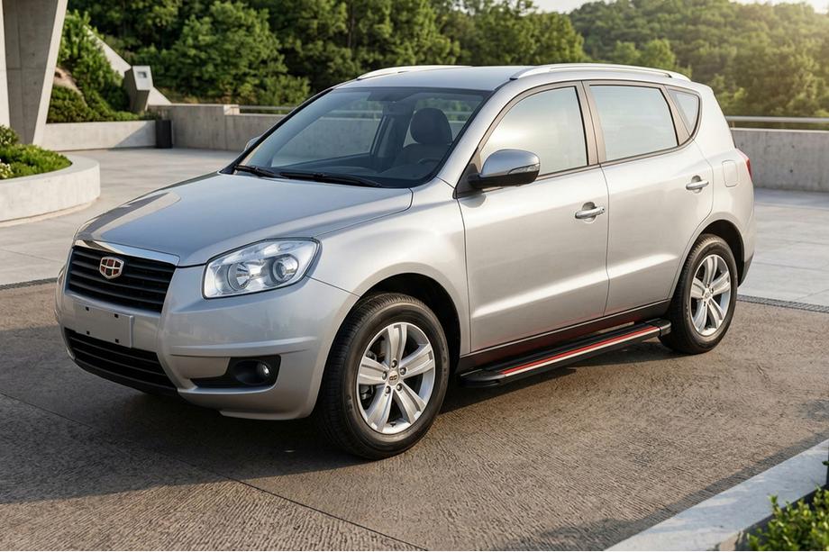Geely Emgrand X7 2011– Sidetrin Maya Red (2 stk., aluminium) Image