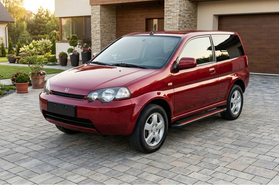 Honda HR-V 1998–2006 Sidetrin Maya Red (2 stk., aluminium) Foto 1