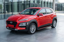 Hyundai Kona 2017–2023 Sidetrin Maya Red (2 stk., aluminium) foto 1