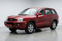 Hyundai Santa Fe 1 2000–2006 Sidetrin Maya Red (2 stk., aluminium) foto 1