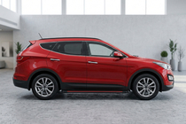 Hyundai Santa Fe 3 2012–2018 Sidetrin Maya Red (2 stk., aluminium) foto 1