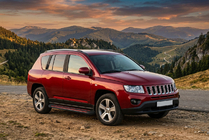 Jeep Compass 2006–2016 Sidetrin Maya Red (2 stk., aluminium) foto 1