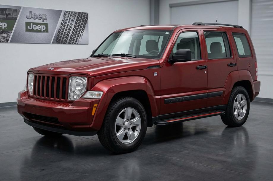 Jeep Cherokee/Liberty 2007–2013 Sidetrin Maya Red (2 stk., aluminium) Image