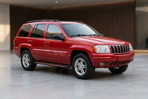 Jeep Grand Cherokee WJ 1999–2004 Sidetrin Maya Red (2 stk., aluminium) foto 1