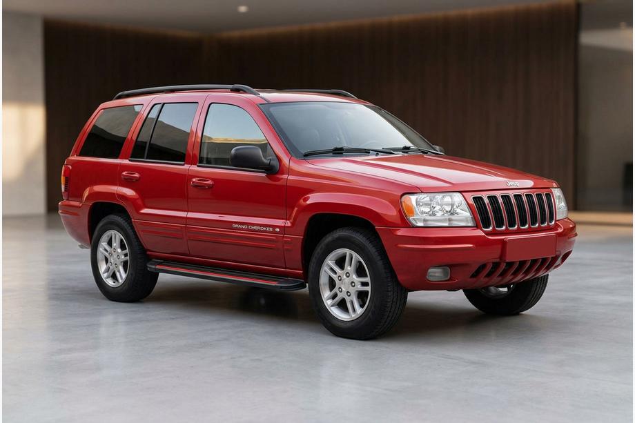 Jeep Grand Cherokee WJ 1999–2004 Sidetrin Maya Red (2 stk., aluminium) Image