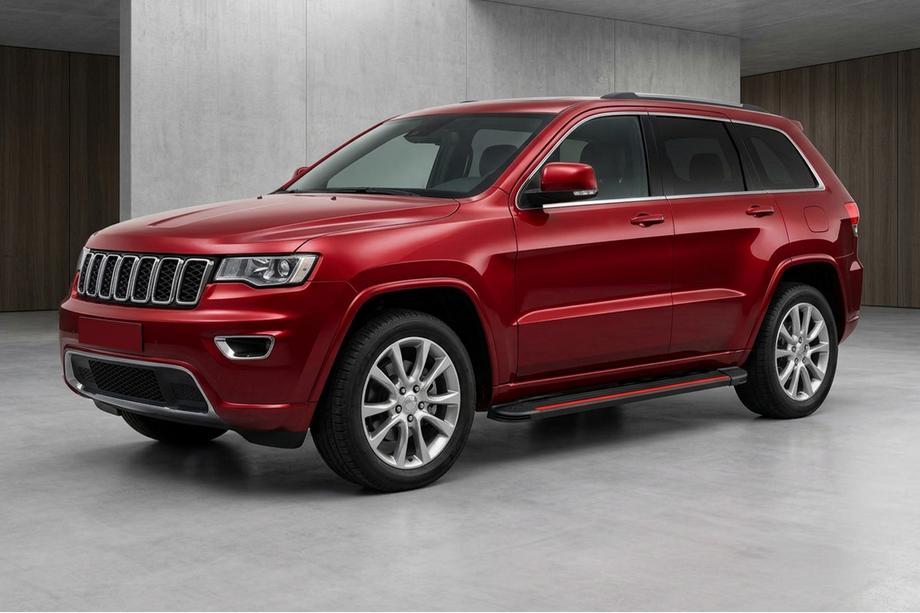 Jeep Grand Cherokee WK2 2010–2021 Sidetrin Maya Red (2 stk., aluminium) Image