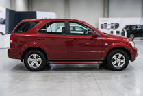 Kia Sorento I BL 2002–2009 Sidetrin Maya Red (2 stk., aluminium) foto 1