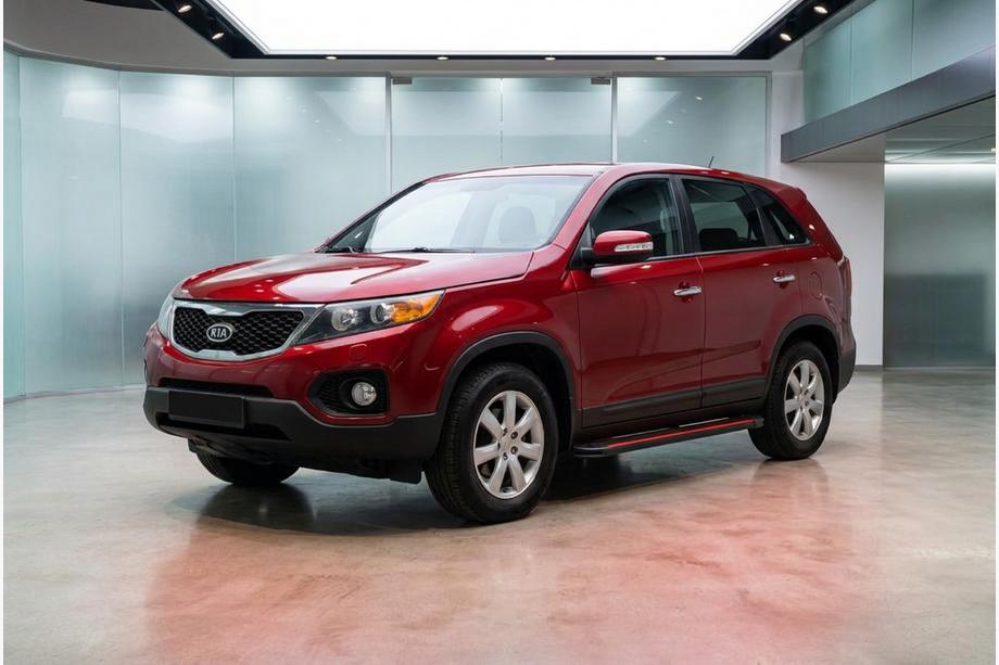 Kia Sorento II XM 2009–2014 Sidetrin Maya Red (2 stk., aluminium) 2010-2013 Image