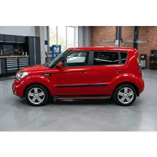Sidetrin Maya Red (2 stk., aluminium)