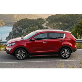 Maya Red-Black side steps (2 stk., aluminium) Kia Sportage 2010–2015 foto 1