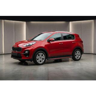 Sidetrin Maya Red (2 stk., aluminium) Kia Sportage 2015–2021 foto 1