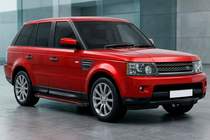 Range Rover Sport 2005–2013 Sidetrin Maya Red (2 stk., aluminium) foto 1
