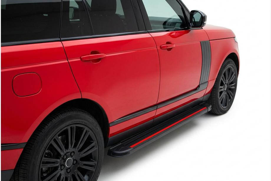 Range Rover IV L405 2013–2021 Sidetrin Maya Red (2 stk., aluminium) Image