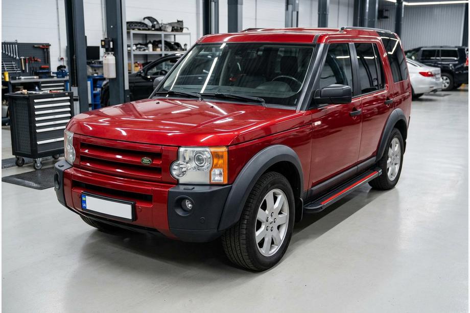 Land Rover Discovery III 2004–2009 Sidetrin Maya Red (2 stk., aluminium) Image