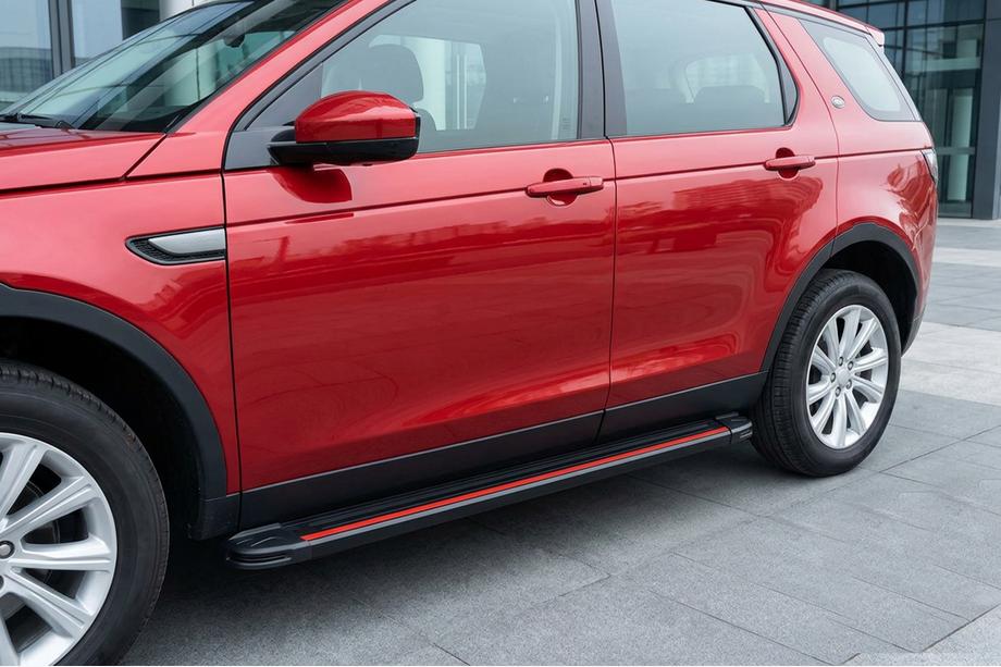 Land Rover Discovery Sport 2014– Sidetrin Maya Red (2 stk., aluminium) Image