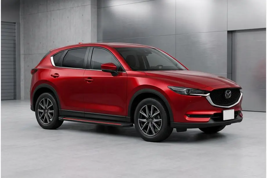 Mazda CX-5 2017–2025 Sidetrin Maya Red (2 stk., aluminium) Image