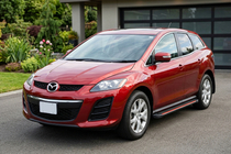 Mazda CX-7 2006–2012 Sidetrin Maya Red (2 stk., aluminium) foto 1