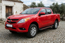 Mazda BT-50 2012– Sidetrin Maya Red (2 stk., aluminium) foto 1
