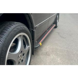 Sidetrin Maya Red (2 stk., aluminium) Mercedes Vito W638 1996–2003 foto 2