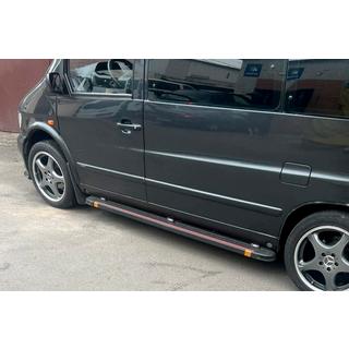 Sidetrin Maya Red (2 stk., aluminium) Mercedes Vito W638 1996–2003 foto 4