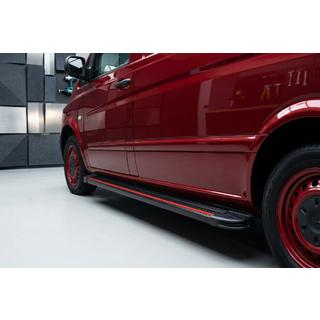 Sidetrin Maya Red (2 stk., aluminium) foto 1
