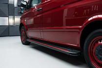 Mercedes Vito/V-klasse W447 2014– Maya Red-Black side steps (2 stk., aluminium) Lang (ExtraLong) foto 1