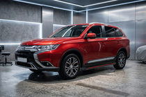 Mitsubishi Outlander 2012–2021 Sidetrin Maya Red (2 stk., aluminium) foto 1